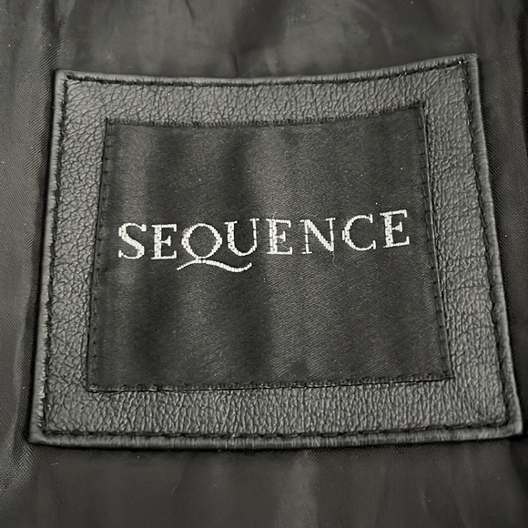 Vintage Sequence Leather Anorak - Picture 3 of 7